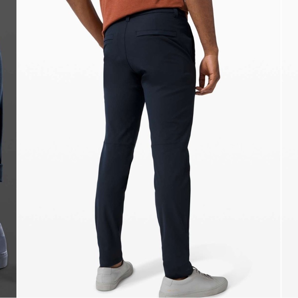Lululemon Mens Commission Pant Slim 31x31" *Warpstreme (Navy) - Picture 7 of 7